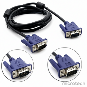 Front view of standard VGA cable