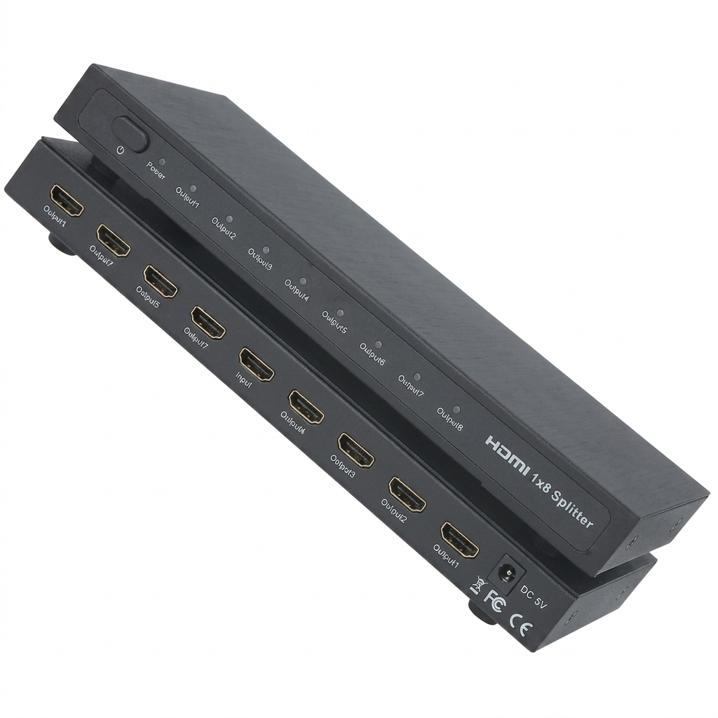 VGA splitter 8 ports 1IN 8Out main view