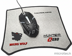 Wolf mouse pad front view