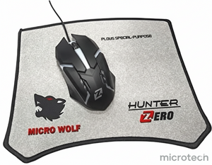 Wolf mouse pad front view