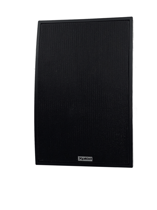 Side view of XPLOD XP-520WSB wall speaker showing mounting profile