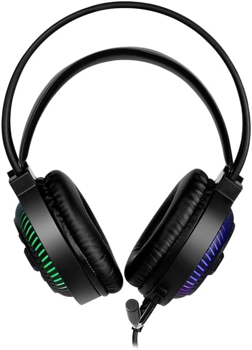 Angle view of xTRikeMe GH510 gaming headphones showing earcups and headband