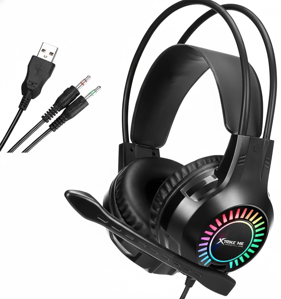 Front view of xTRikeMe GH709 gaming headphones