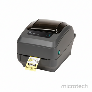 Front view of Zebra 420T barcode printer U