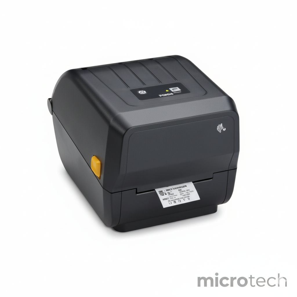 Zebra ZD220 used barcode printer main front view