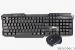 Front view of Zero ZR5608 Wireless Keyboard and Mouse Combo showing layout and design
