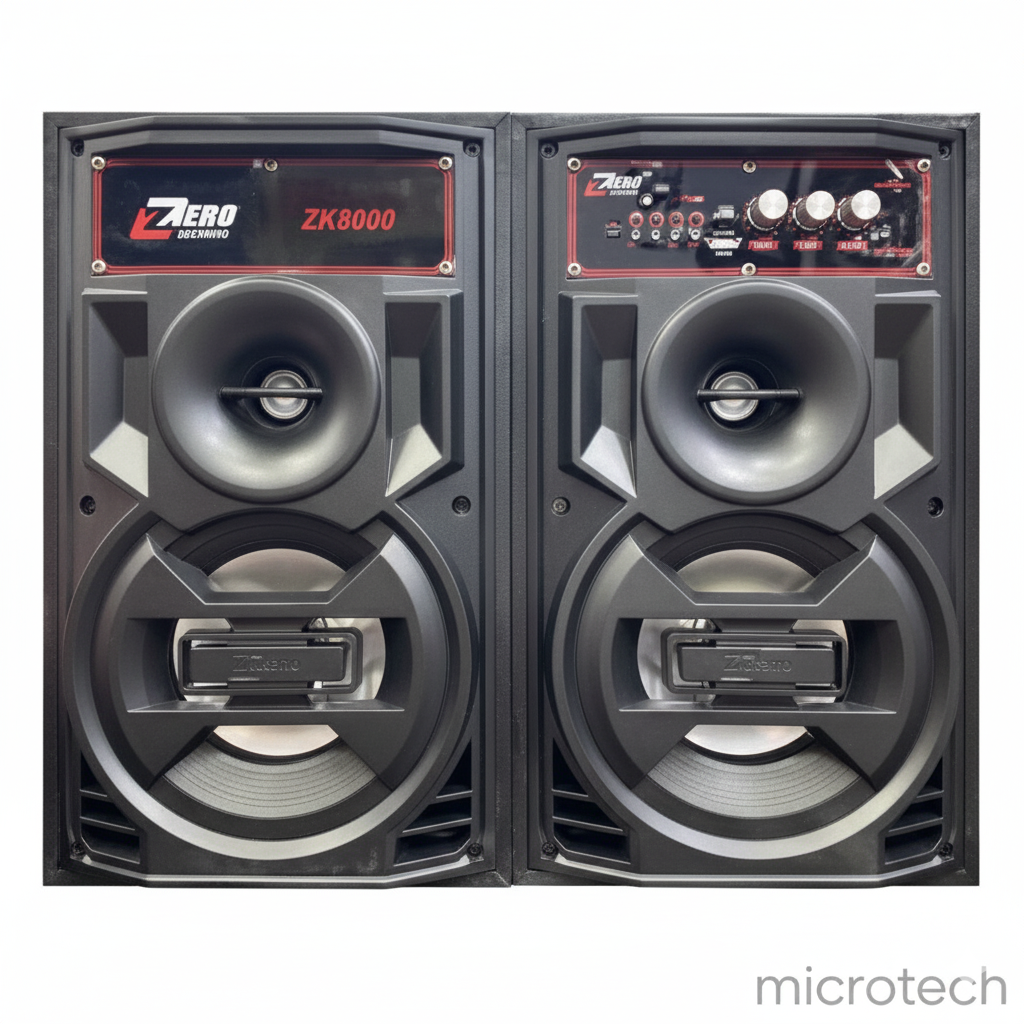 Front view of Zero ZR5800 speaker showing full design