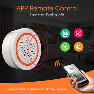 Zigbee USB siren alarm sensor main view