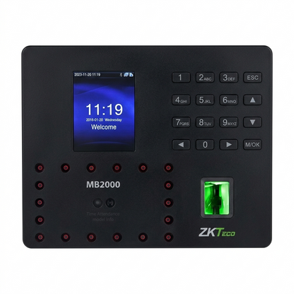 zkteco mb2000 fingerprint device main view